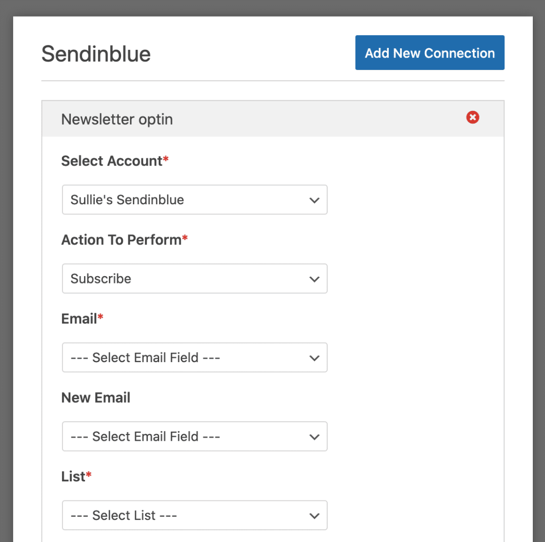 How to connect WPForms and Sendinblue in WordPress